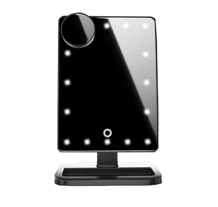 Touch Screen LED Makeup Mirror with Bluetooth Speaker