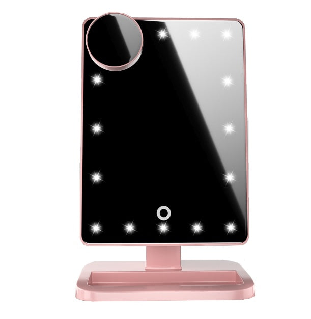 Touch Screen LED Makeup Mirror with Bluetooth Speaker