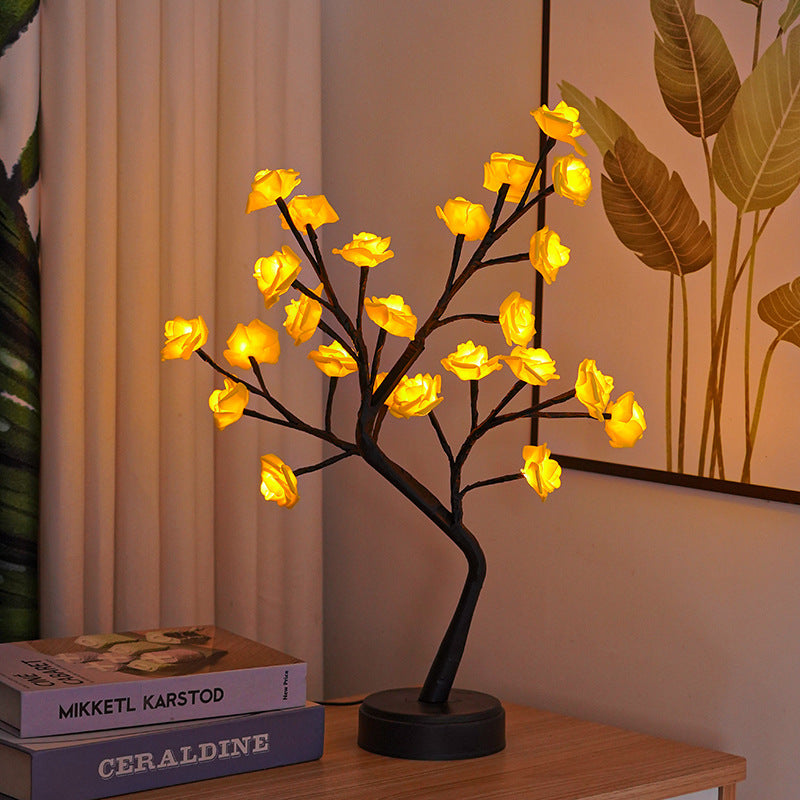 Rose Flower Tree Lamp